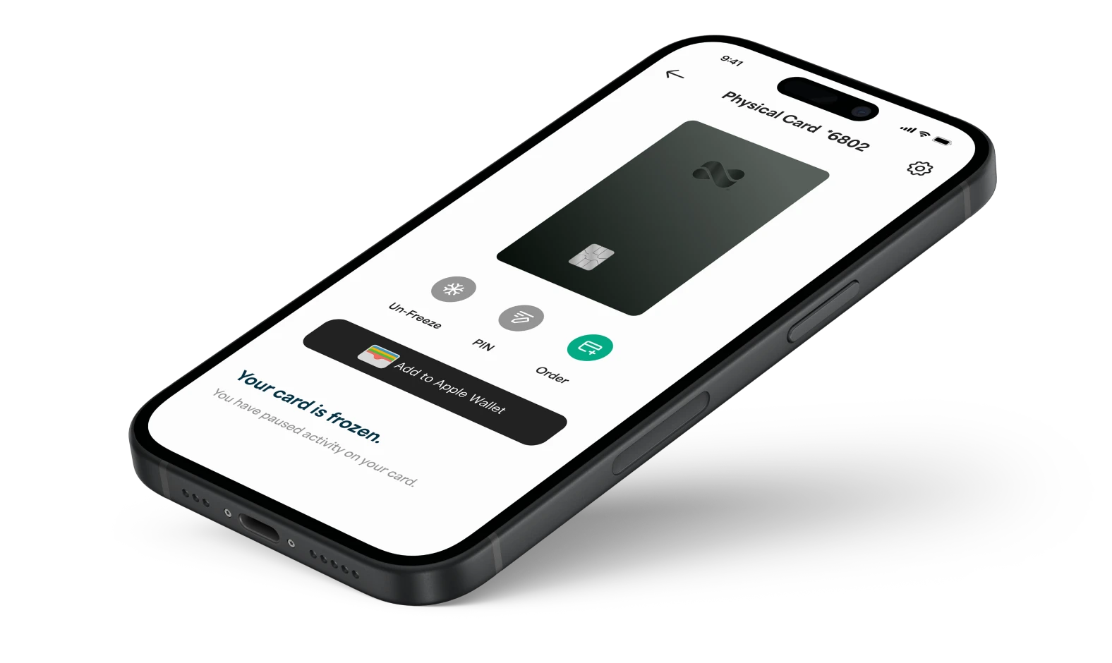 Adding Netspend black debit card to the Apple Wallet on an iPhone